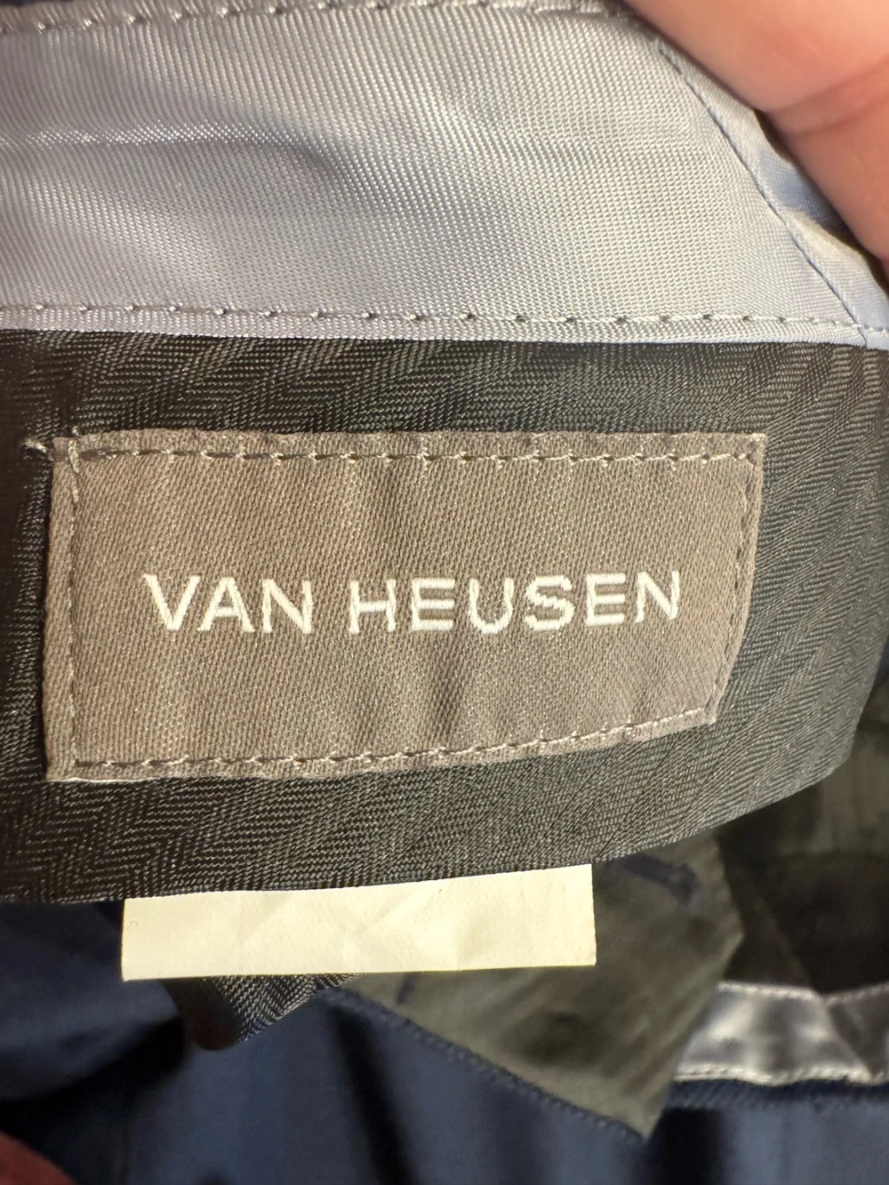 Van Heusen Pants Mens 44x32 Dress Suit Separates Manvell Polyester Blend NEW